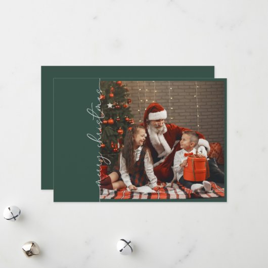 Fir Green Foto Weihnachten (Vorderseite/Rückseite Beispiel)