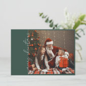 Fir Green Foto Weihnachten (Stehend Vorderseite)