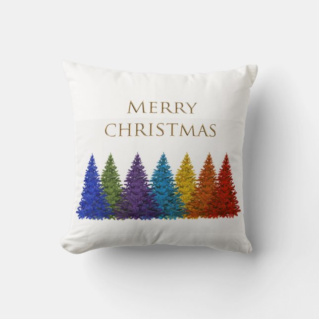 Fir Tree Christmas Kissen (Vorderseite)