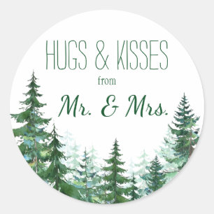 Fir Tree Danke Stickers