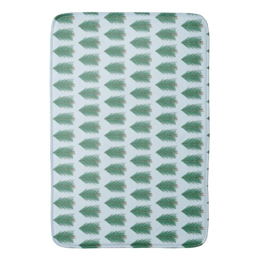 Fir Tree Forest Badematte (Vorderseite Vertikal)