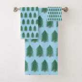 Fir Tree Forest Badhandtuch Set (Insitu)