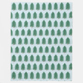 Fir Tree Forest Fleecedecke (Vorderseite)