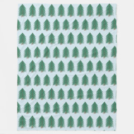 Fir Tree Forest Fleecedecke