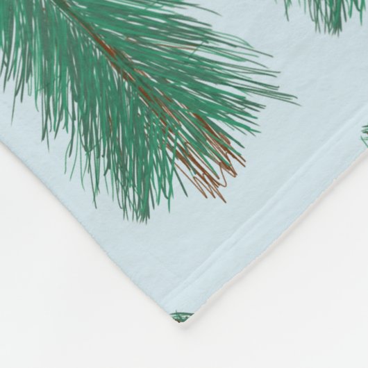 Fir Tree Forest Fleecedecke (Ecke)