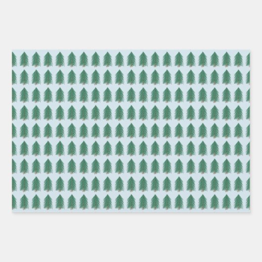 Fir Tree Forest Geschenkpapier Set (Vorderseite 2)