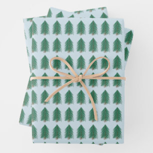 Fir Tree Forest Geschenkpapier Set