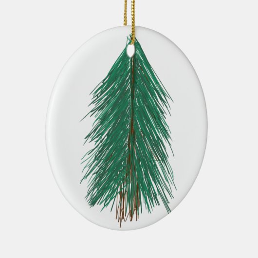 Fir Tree Forest Keramik Ornament (Rechts)