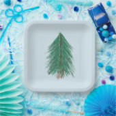 Fir Tree Forest Pappteller (Party)