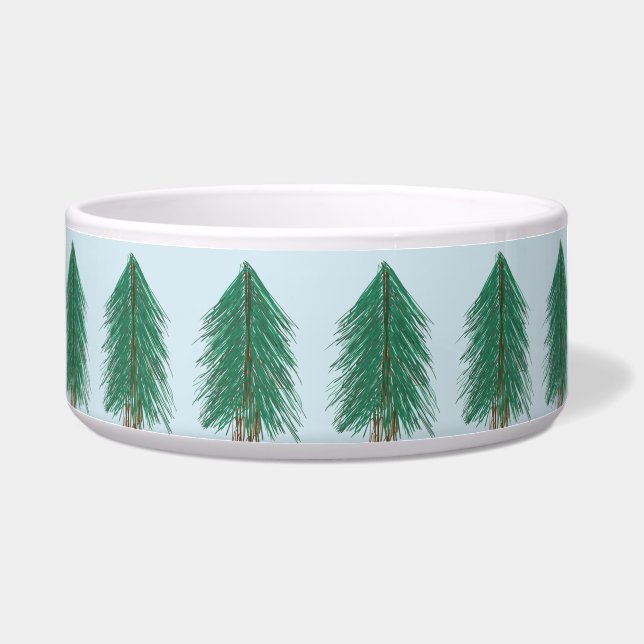 Fir Tree Forest Pet Napf (Links)