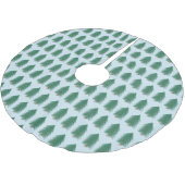 Fir Tree Forest Polyester Weihnachtsbaumdecke (Schrägansicht)