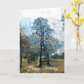 FIR TREE KARTE (Gelbe Blume)