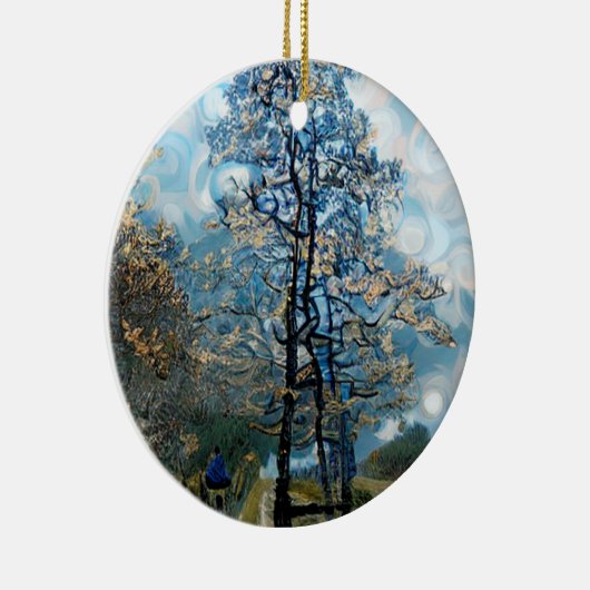 FIR TREE KERAMIK ORNAMENT (Rechts)