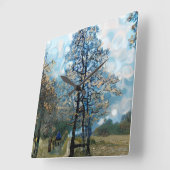 FIR TREE QUADRATISCHE WANDUHR (Winkel)