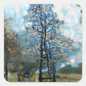 FIR TREE QUADRATISCHER AUFKLEBER (Vorderseite)