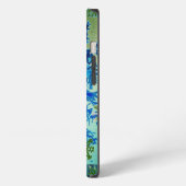 Fir Tree & Snowflakes & Your Name Case-Mate iPhone Hülle (Linke Seite)