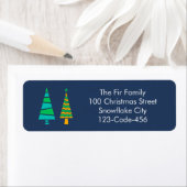 Fir Trees Address Labels (Insitu)