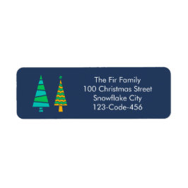 Fir Trees Address Labels