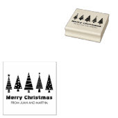 Fir Trees Christmas Rubber Briefmarke Gummistempel (Stempel)