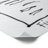 Fira, Insel Santorini, Griechenland Poster (Ecke)