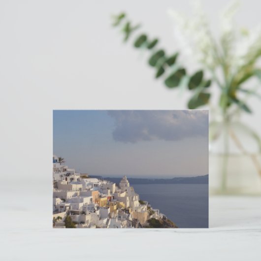 Fira, Santorini Postcard Postkarte (Stehend Vorderseite)