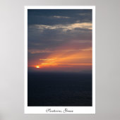 Fira Sunset Poster (Vorne)