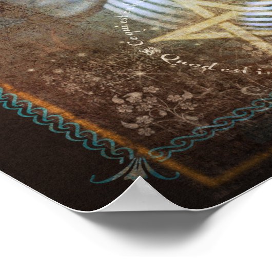 Fire 2 Print Poster (Ecke)