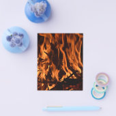 fire-432478 fire wood forest nature orange black b flyer (Einzeln)