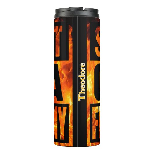 Fire Academy Grad Design Thermosbecher (Rückseite)