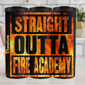 Fire Academy Grad Design Thermosbecher