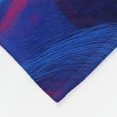 Fire and Calm Cozy Abstract Fleecedecke (Ecke)