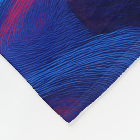 Fire and Calm Cozy Abstract Fleecedecke (Ecke)