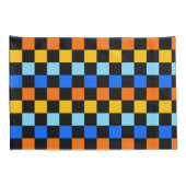 Fire and ice checkerboard pattern kissenbezug (Rückseite-Rechts)