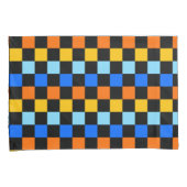 Fire and ice checkerboard pattern kissenbezug (Vorderseite-Rechts)