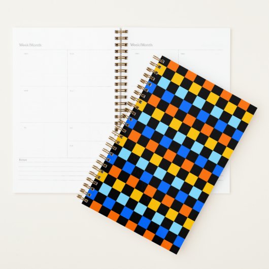 Fire and ice checkerboard pattern planer (Anzeige)