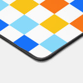 Fire and ice checkerboard pattern schreibtischunterlage (Ecke)