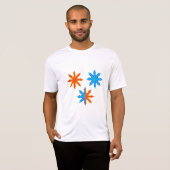 Fire and Ice Eight Point Stars T-Shirt (Vorne ganz)