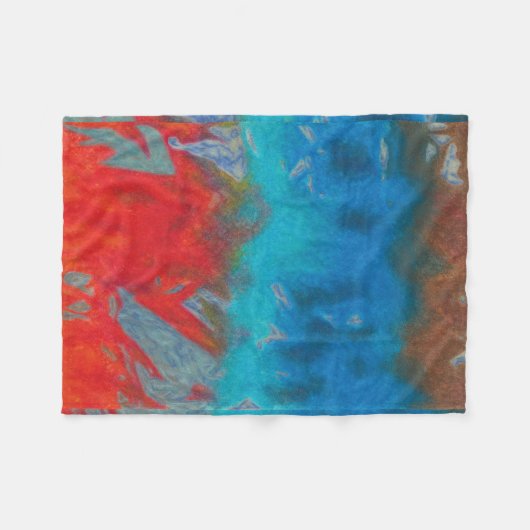 Fire and Ice Fleece Blanket (Vorderseite (Horizontal))