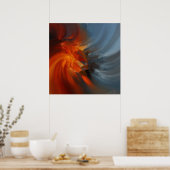 Fire and Ice Poster (Küche)