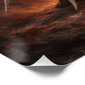 Fire and Light Warrior Angels Poster (Ecke)