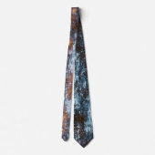 Fire and Water Metal Textures Krawatte (Rückseite)