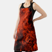 Fire background flame black hot schürze (InSitu)