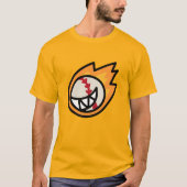 Fire Baseball Smile T-Shirt  (Vorderseite)