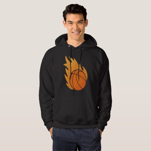 Fire Basketball Hoodie (Vorne ganz)