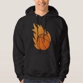 Fire Basketball Hoodie (Vorderseite)