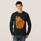 Fire Basketball T-Shirt (Vorne ganz)