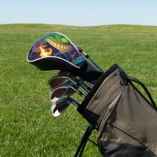 Fire Breathing Dragon Personalized Golf Headcover (In SItu)