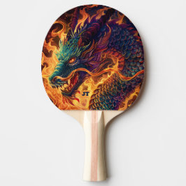 Fire Breathing Dragon Personalized Tischtennis Schläger
