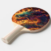 Fire Breathing Dragon Personalized Tischtennis Schläger (Vorderseite)