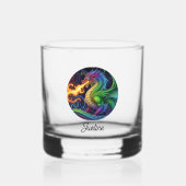 Fire Breathing Dragon Personalized Whiskyglas (Vorderseite)
